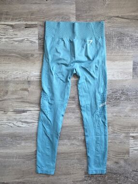 Gymshark Teal Seamless Leggings Size Mediun
